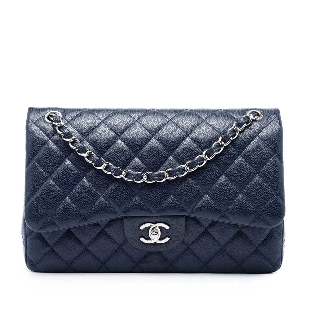 Pre-Loved Chanel Jumbo Classic Caviar Double Flap